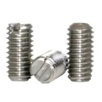 Slotted Set Screws, Cup Point, Stainless Steel 18 8 (Inch)