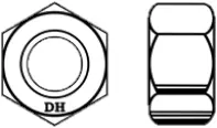 1\"-8 A563 Heavy Hex Nut Grade Dh (Usa)