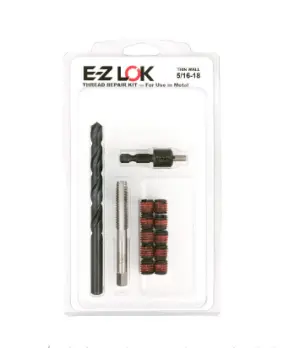 E-Z LOK&trade; Thread Repair Kit for Metal - Thin Wall - 5/16-18 x 7/16-14