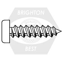 Particle Board Screw, Plain, Hardened (Inch)