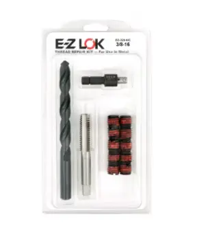 E-Z LOK&trade; Thread Repair Kit for Metal - Screw Locking - 3/8-16 x 9/16-12