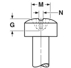 Machine Screw, Phillips Fillister Head, Stainless 18 8 (Inch)