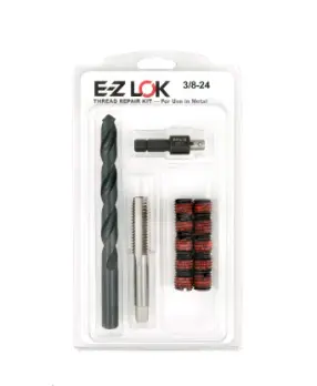 E-Z LOK&trade; Thread Repair Kit for Metal - Standard Wall - 3/8-24 x 9/16-12