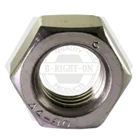 Hex Nut, Din 934, Stainless A4 80 (Metric)