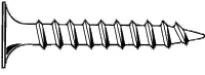 #6-9x1 5/8\" Proferred Drywall Screws, Phillips Bugle, Zinc Yellow CR+3 (Inch)