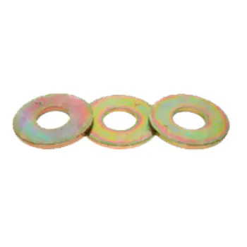 9/16\"  Uss Flat Washer Thru Hardened Zinc-Yellow (Import)
