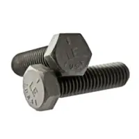 Hex Cap Screw, Grade 5, Plain, Medium Carbon (USA) (Inch)