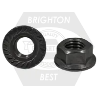 Hex Flange Locknut, Din 6923, Serrated, Cl 8, Plain (Metric)