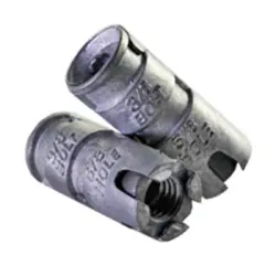 Expansion Shield Anchor, Single, Zinc Alloy (Inch)