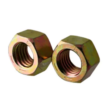 3/4\"-16  Gr.8 Hex Nut Zinc Yellow CR+6