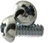 3/8\"-16x1 1/2\" Machine Screw Round Head Philips Zinc CR+3