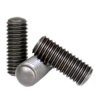 Oval Point Socket Set Screws Thermal Black Oxide Alloy Inch 