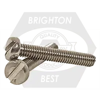 Machine Screw, Slotted Cheese Head, Din 84, Stainless A2 (Metric)