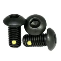 Button Socket Cap Nylon Pellet Thermal Black Oxide Alloy Inch