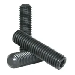 Flat Point Socket Set Screw Alloy Black Ox