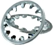 #2 Internal Tooth Lockwasher Zinc CR+3