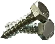 Hex Lag Screw, Zinc CR+3 (Inch)