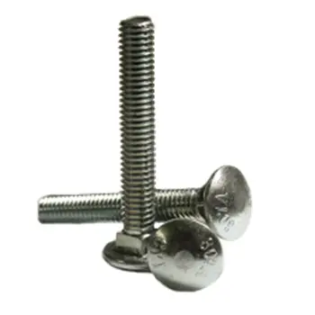 1/4-20X3,Full Thread (Full Thd)  A307-A Carriage Bolt Zinc CR+3