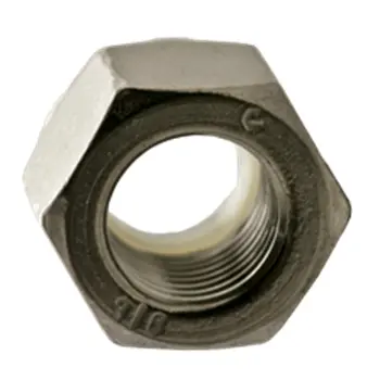1/2\"-13 Nte (Thin)  S.S.316 Hex Locknut Nylon Insert