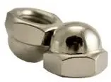Acorn Nut, Nickel Plated (Inch)