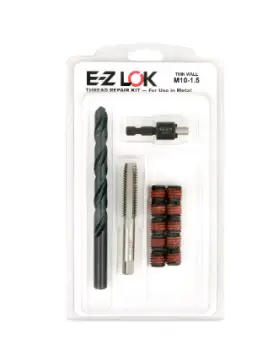 E-Z LOK&trade; Thread Repair Kit for Metal - Thin Wall - M10-1.5 x 1/2-13