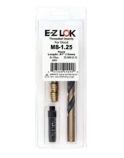 E-Z Hex&trade; Threaded Insert Installation Kit for Soft Wood - Flush - M8-1.25 x 13mm