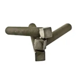 Square Head Set Screws Flat Point Case Hardened Black Ox Inch