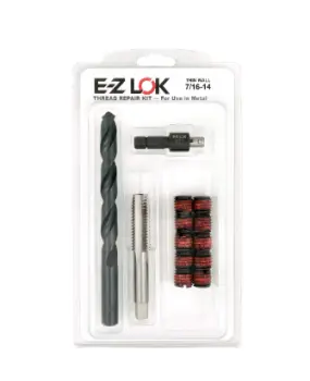 E-Z LOK&trade; Thread Repair Kit for Metal - Thin Wall - 7/16-14 x 9/16-12