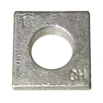 1 1/2\"  Square Beveled Malleable Washer Hdg