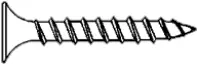 Drywall Screw, Phillips Bugle Head, Zinc CR+3 (Inch)