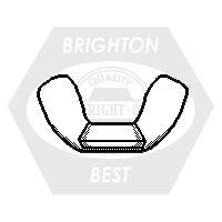 Wing Nut, Plain (Inch)