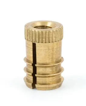 E-Z Fin&trade; Threaded Insert for Soft Wood or Plastic - Triple fin - 10-32