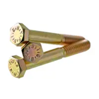 Hex Cap Screw, 10.9, Zinc-Yellow CR+6 (Metric)