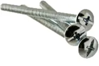 1/4\"-20x2\",(Ft) Machine Screw Truss Head Phillips/Slotted Combo Coarse Zinc CR+3