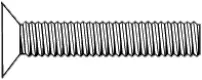 M3-0.50x40 Mm Machine Screw Flat Head Philips Din 965a Zinc CR+3