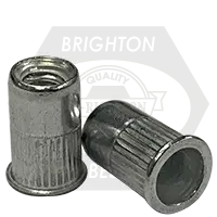 Steel Small Flange Smooth Body Rivet Nut Zinc Cr+3