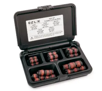 E-Z LOK&trade; Threaded Insert Assortment Kit for Metal - Carbon Steel - 10-24 to 7/16-14