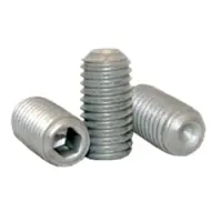 Cup Point Socket Set Screws Zinc Bake cr 3 Alloy Inch