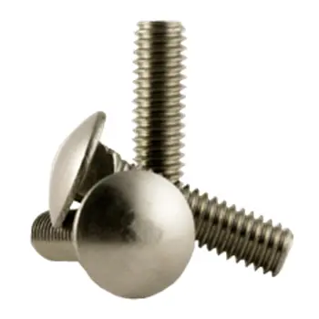 thumbnail image 2 of Fastenere 1/4-20 X 3-1/2 Carriage Bolts - Stainless Steel 18-8 Round Head - Qty 10 2 of 5