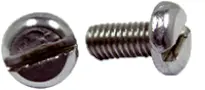 M6-1.00x35 Mm,(Ft) Din 85, Pan Slot Machine Screw A2