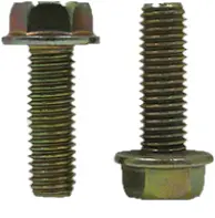 100PCS M8-1.25x16 MM Metric Hex Flange Bolts Grade 10.9 Screws Zinc Yellow 