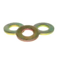 SAE Flat Washer Thru Hardened Zinc Yellow USA Inch