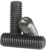 M3-0.50X6 MM  45H Din 916 Socket Set Screw Cup Alloy Black