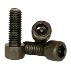 Socket Head Cap Screws Tamper Resistant Thermal Black Oxide Alloy Inch 