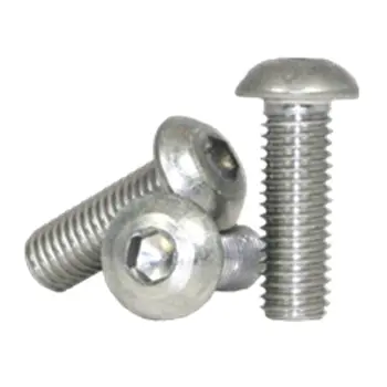 #10-32X3/8\" (Ft)  S.S.18-8 Button Socket Cap Screw