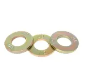 L9 Tension Flat Washers Uss Pattern Zinc & Yellow CR+3 (USA) (Inch)