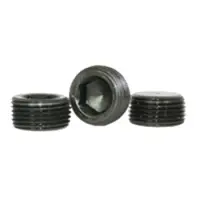 Pipe Plugs Hex Flush Seal 7 8 Taper Black Alloy USA Inch